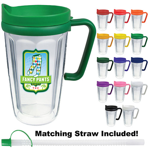 16 oz Decal Print Travel Mug